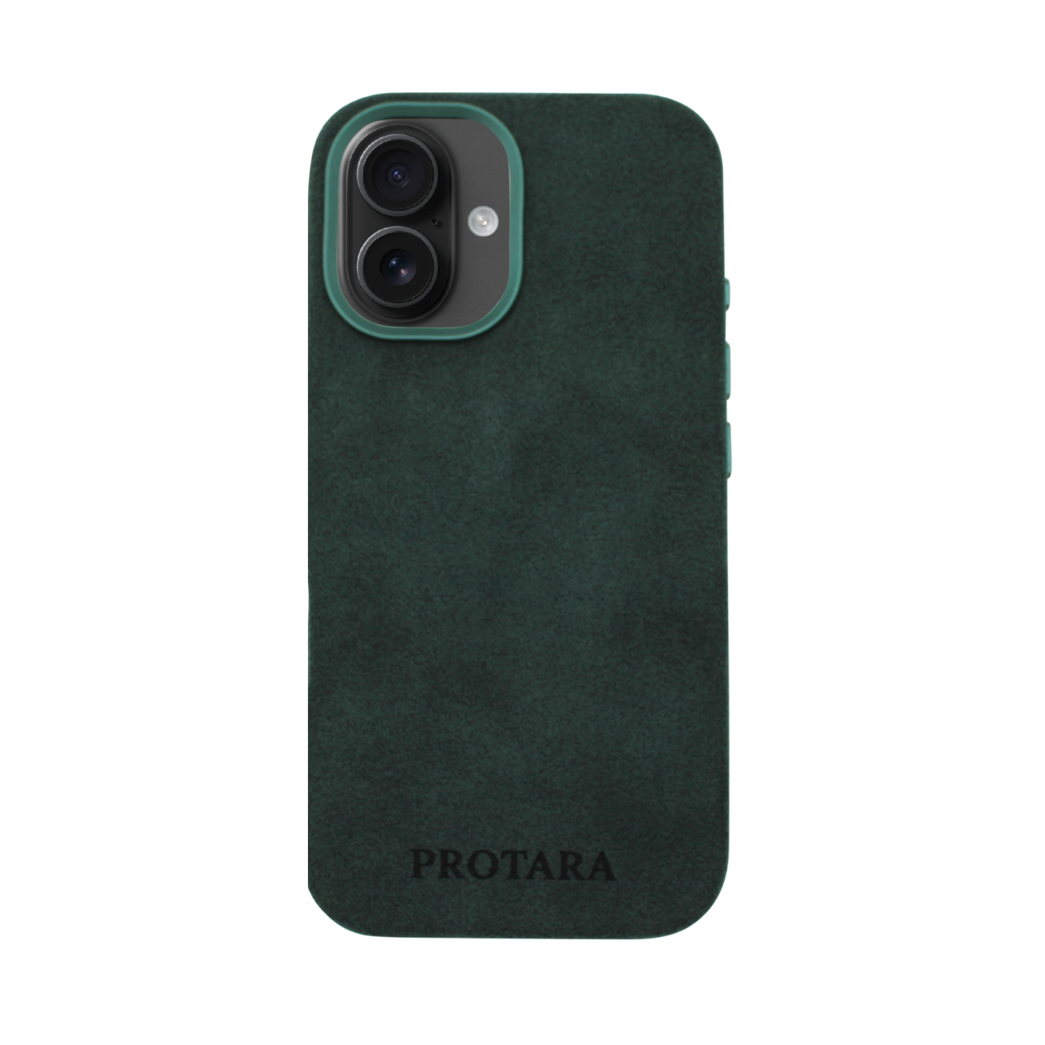 PROTARA Alcantara iPhone 16 Hülle - Expedition Green