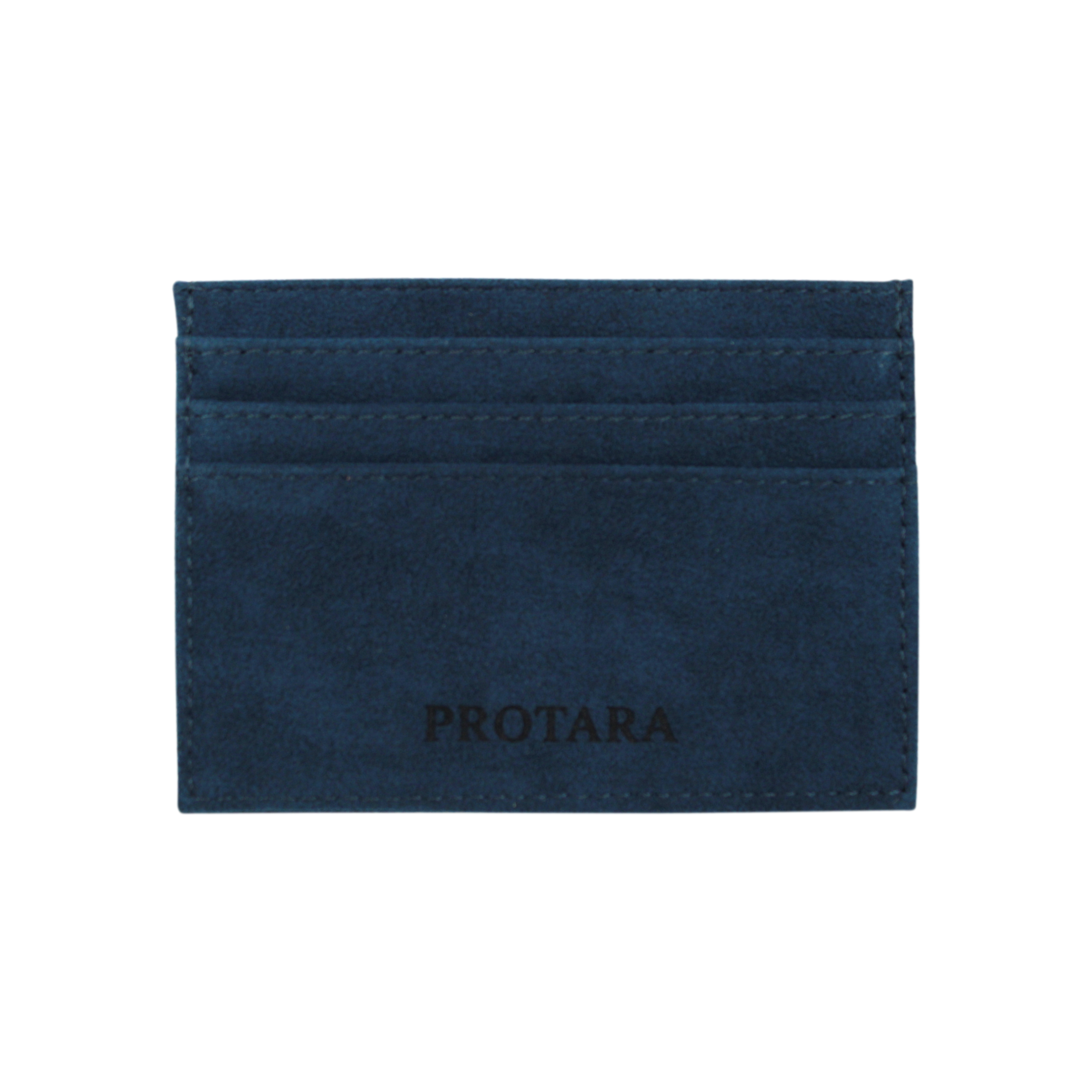 PROTARA Alcantara Kartenetui - Ocean Voyage Blue