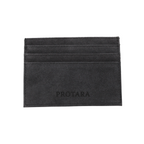 PROTARA Alcantara Kartenetui – Midnight Jet Black