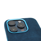 PROTARA Alcantara iPhone 14 Pro Hülle - Ocean Voyage Blue