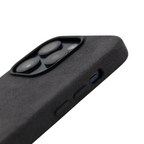 PROTARA Alcantara iPhone 14 Pro Hülle - Midnight Jet Black