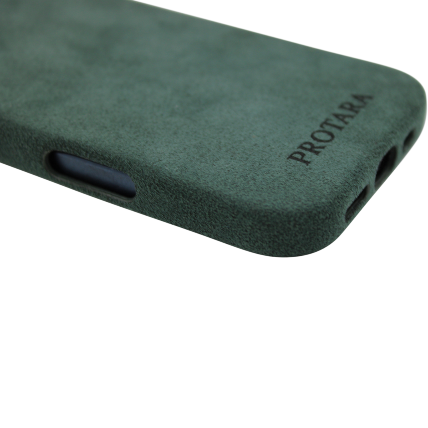 PROTARA Alcantara iPhone 16 Pro Hülle - Expedition Green