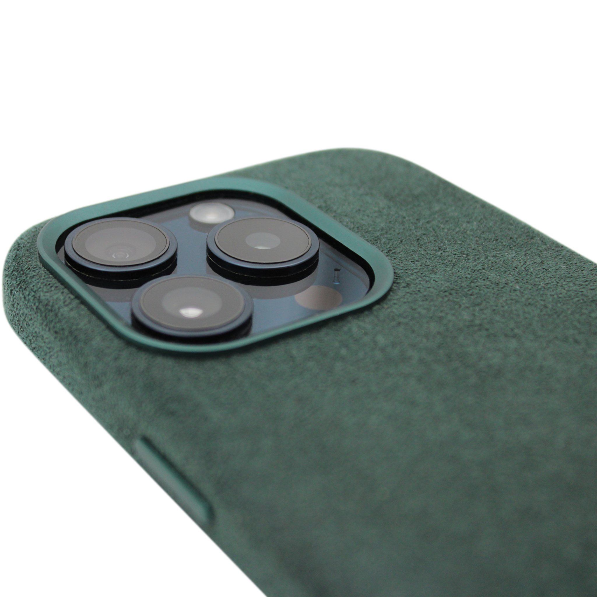 PROTARA Alcantara iPhone 14 Pro Hülle – Expedition Green