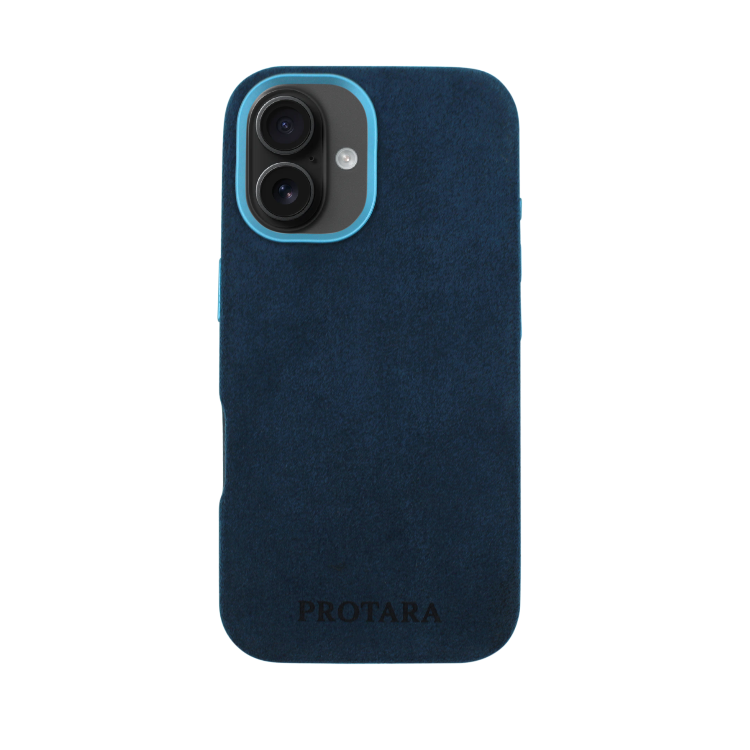 PROTARA Alcantara iPhone 17 Hülle – Ocean Voyage Blue