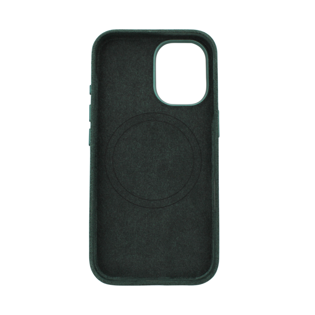PROTARA Alcantara iPhone 16 Hülle - Expedition Green